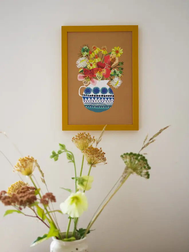 festival flowers print