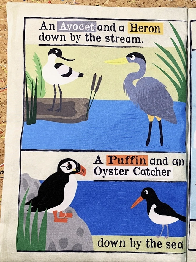 Birds Rhymes Crinkly Newspaper