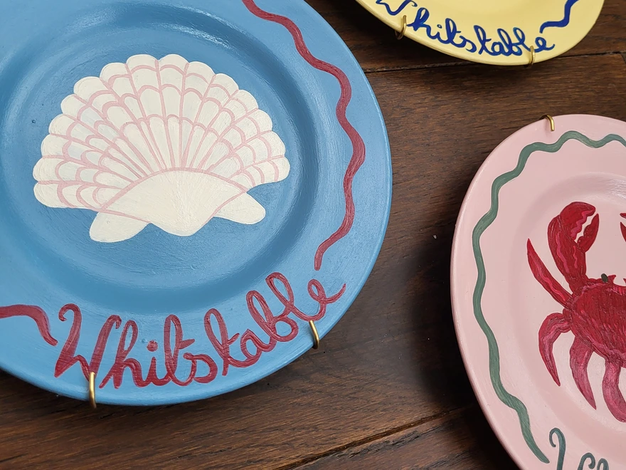Personalised Seaside Wall Plate