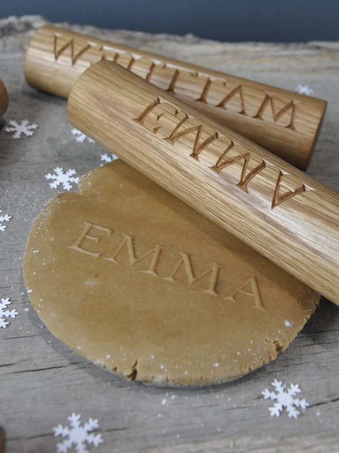 Personalised Oak Rolling Pin