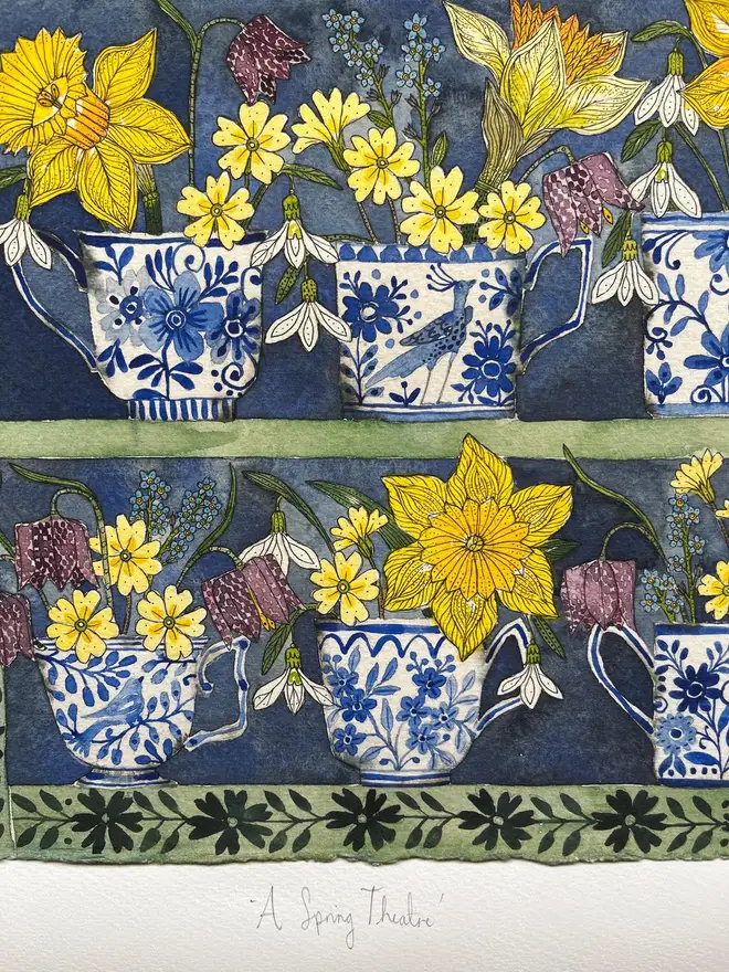 'A Spring Theatre' A3 Giclee Art Print