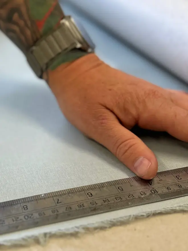 Personalised Wedding Guest Book With Crisp Font, guest book being designed. 