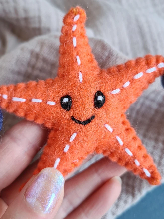 Starfish Garland Ocean Nursery Decor