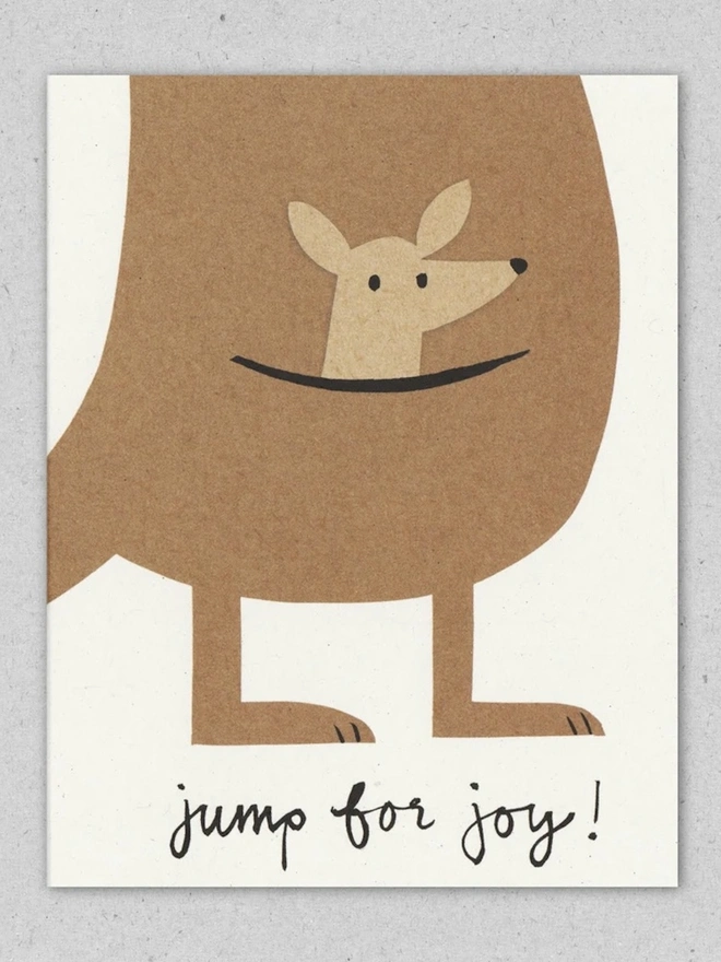 'Jump for Joy!' Baby Card