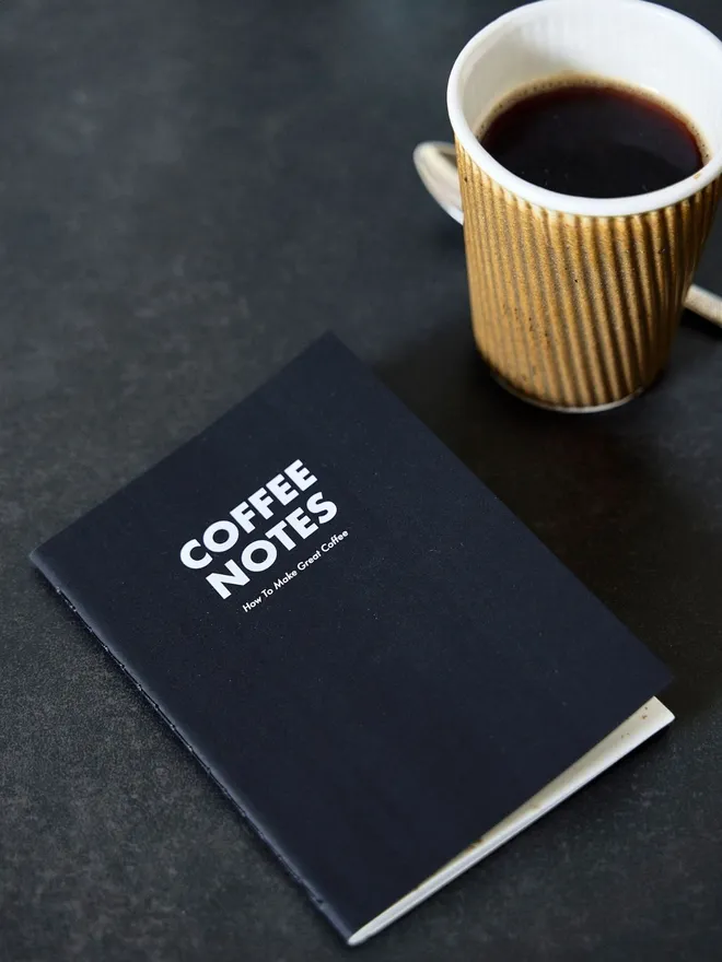 Coffee notes notebook