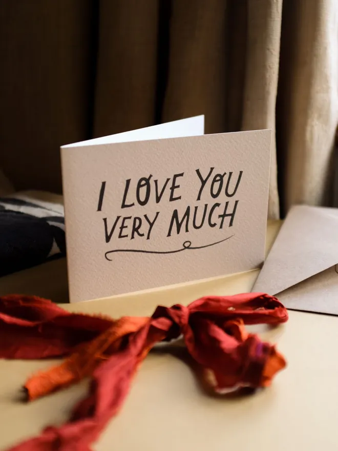 Simple romantic card by Lauren Marina