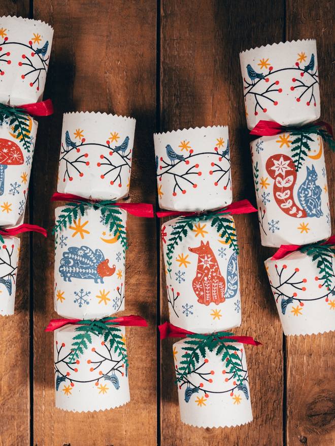 Woodland Party Crackers (Set Of 20)