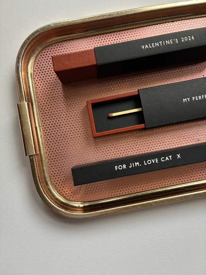 Personalised Handmade Perfect Match Valentine's Love Token Gift