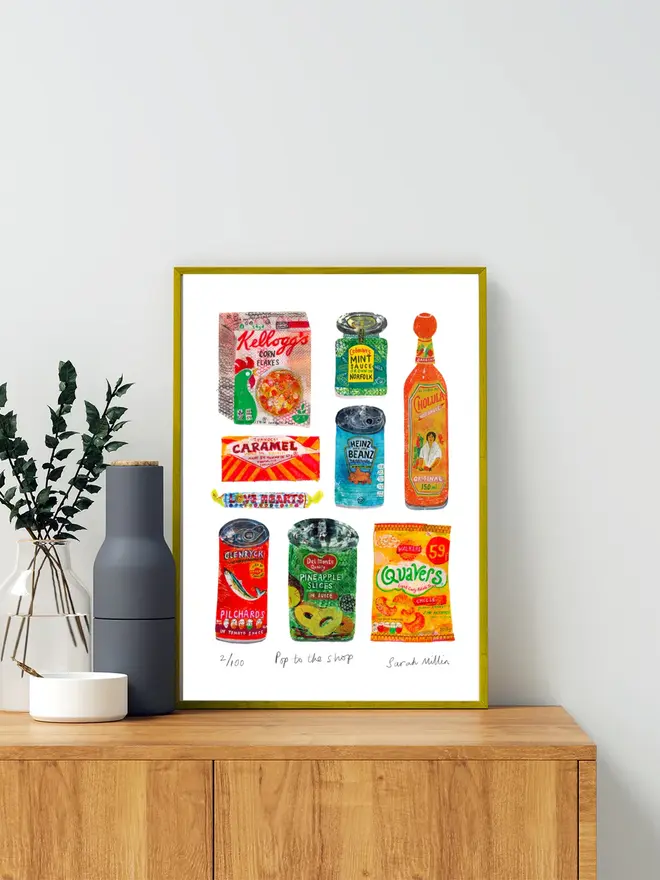 Pop To The Shop Fine Art Print