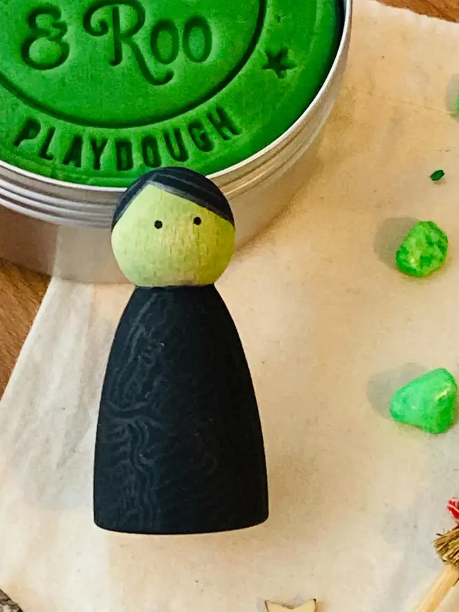 Green Witch Inspired Playdough Kit