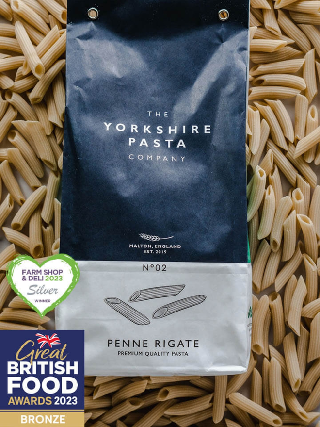 500g bag of British made penne pasta