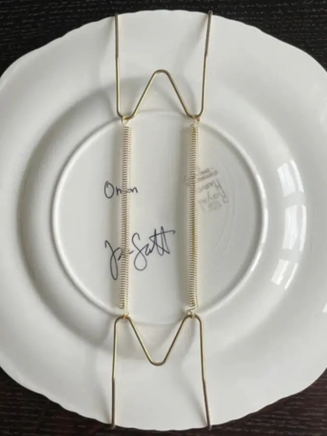 example of plate hanger