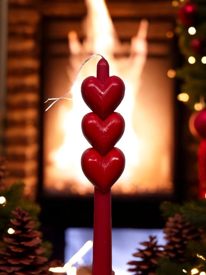 Christmas Heart Candle Kit