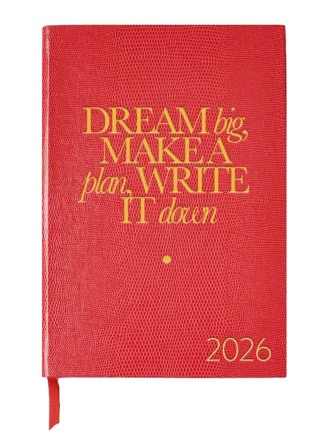 2026 leather dream big diary
