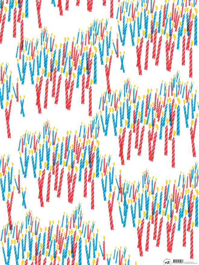 Candle Gift Wrap (candle bundle design)