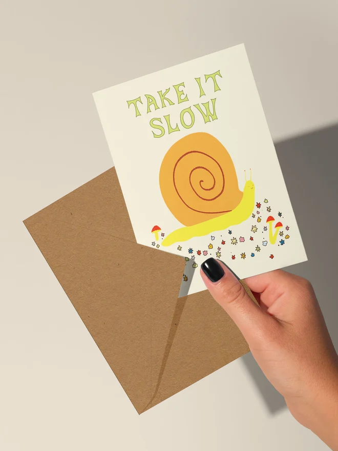 'Take It Slow' Card