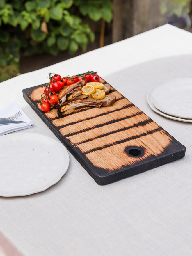 Grilled Cutting And Serving Board