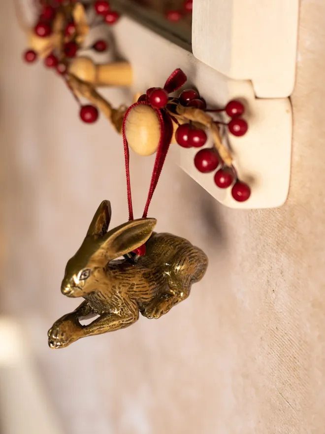 Hare Christmas Tree Decoration