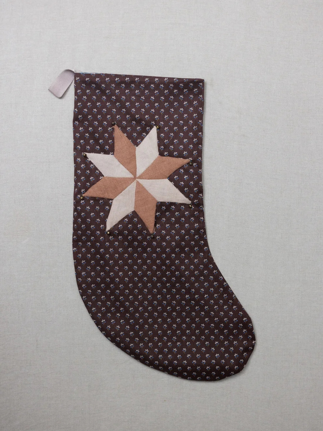 patchwork christmas stocking