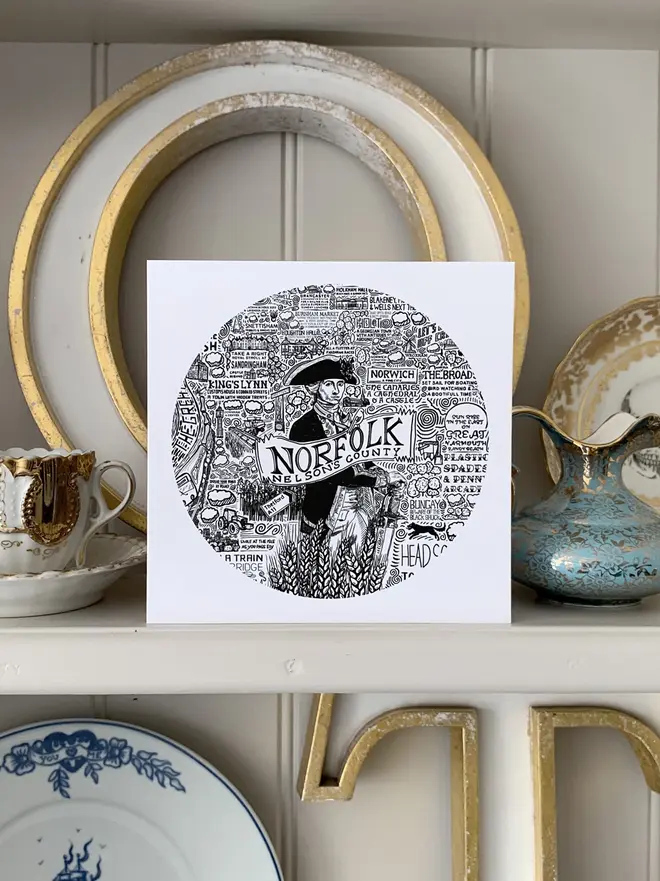 Norfolk greetings card