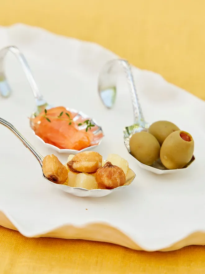 Personalised Handstamped Vintage Canape Spoon