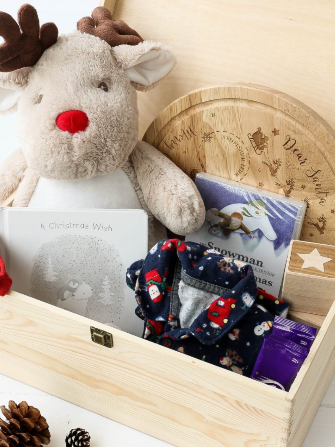 Christmas Eve Box. A full Christmas Eve box.