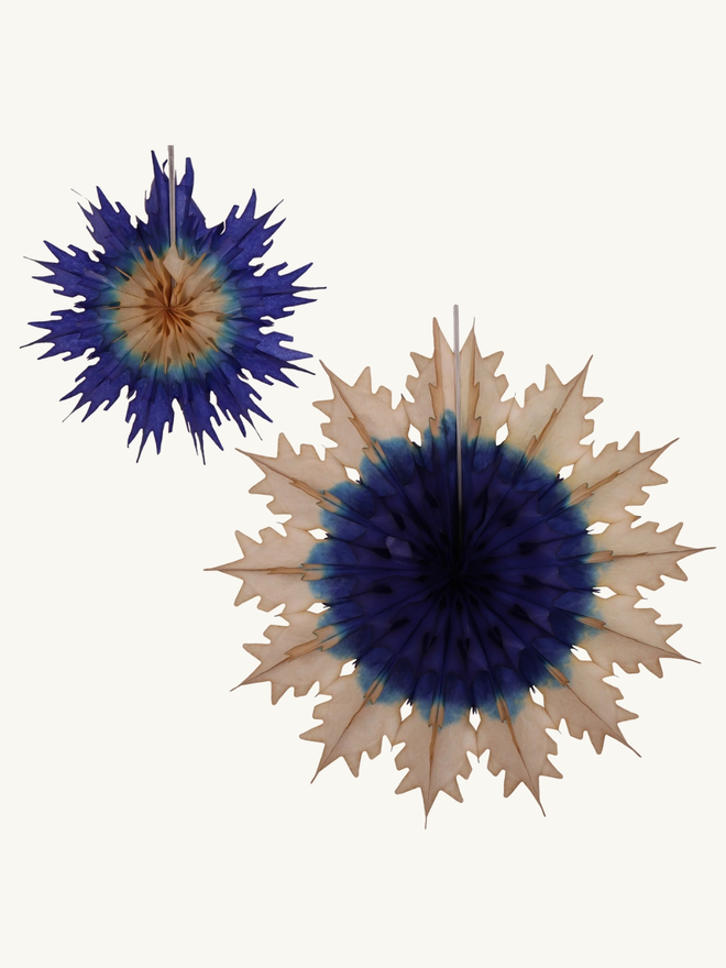 Classic duo snowflake paper decoration