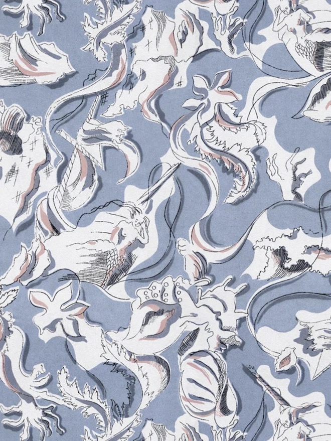 Dali's Mermaid Blue Dreams Wallpaper