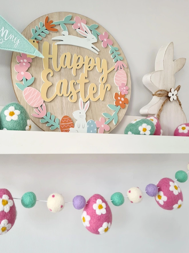 Felt Easter Garland