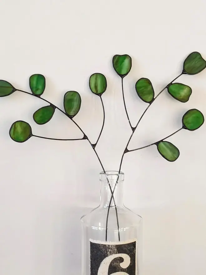 Stained Glass Eucalyptus Stem