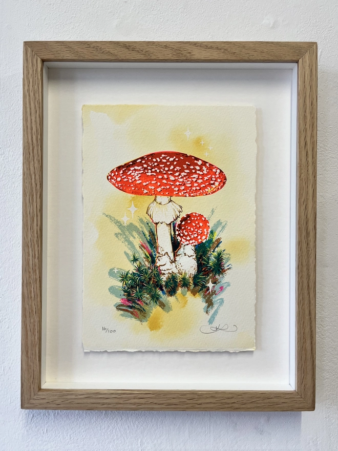 Amanita Muscaria Mushroom Screenprint