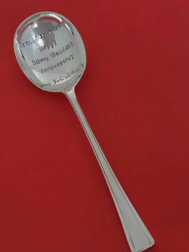 Wedding Anniversary Spoon