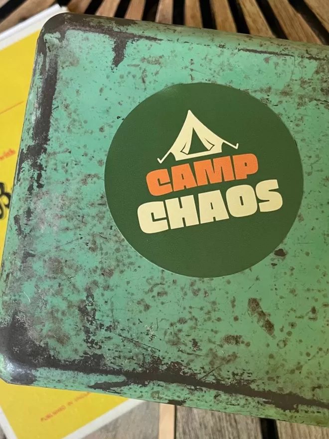 Camp Chaos Camping Vinyl Sticker