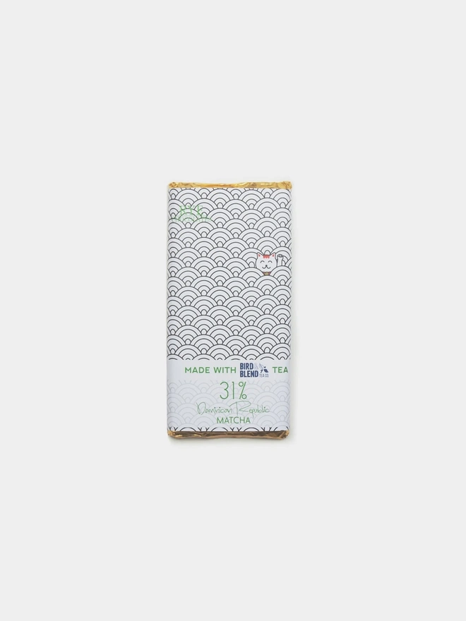 Matcha White Chocolate Bar - 32% Dominican Republic