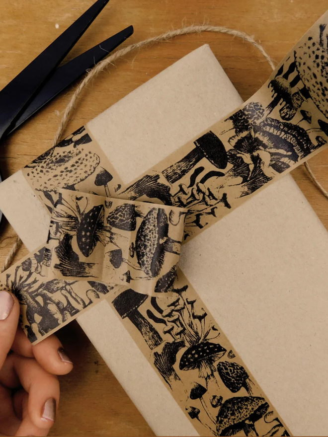 mushroom print paper tape