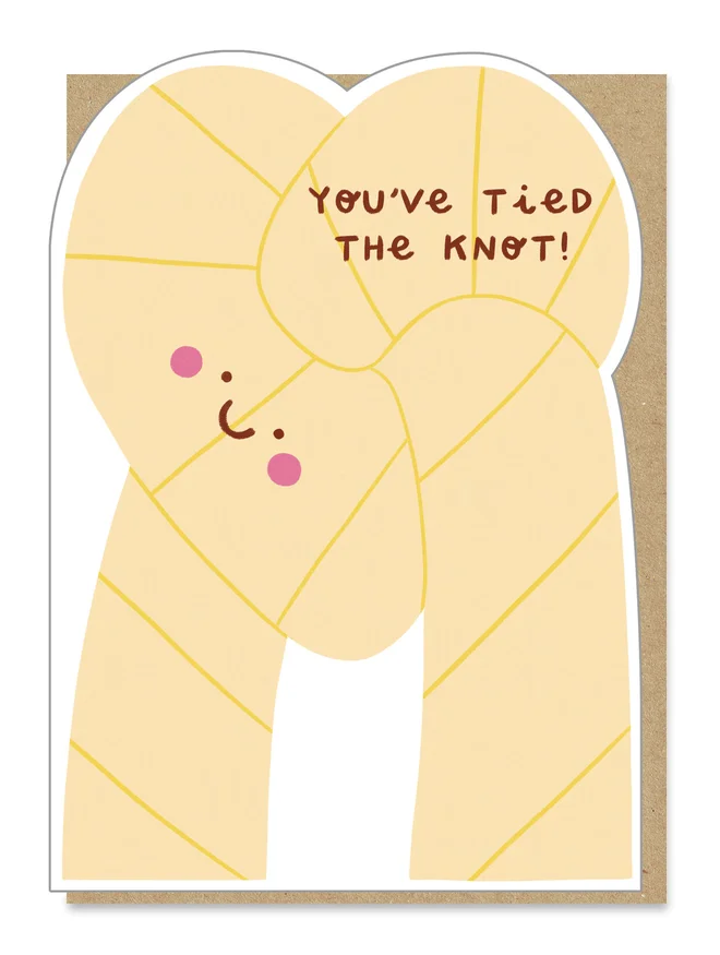you've tied the knot card