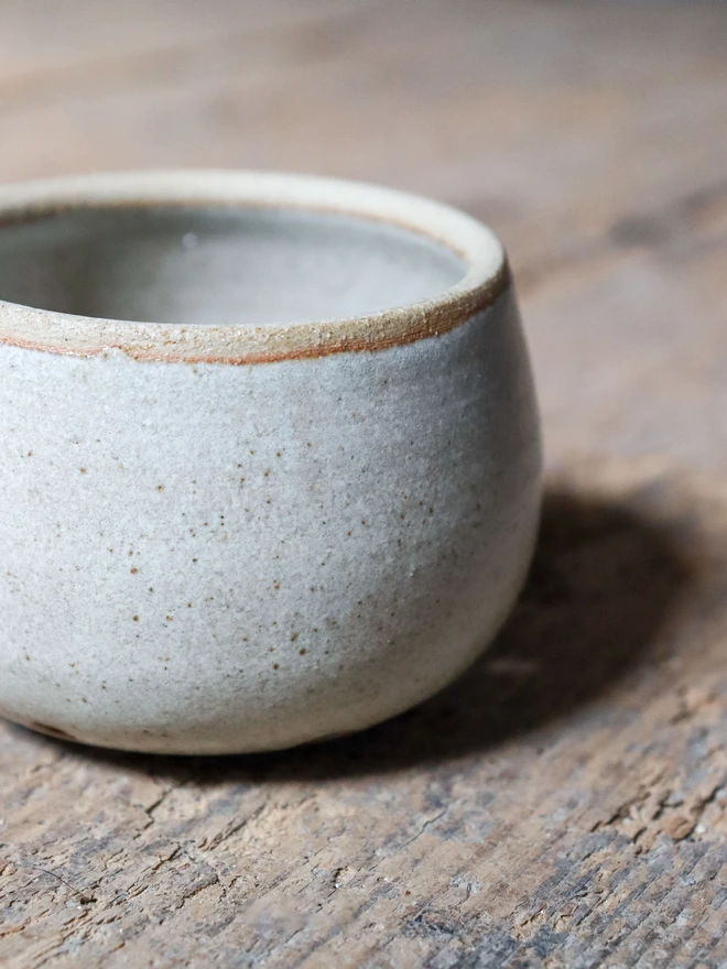 Handmade Ceramic Flower Frog & Bowl Set