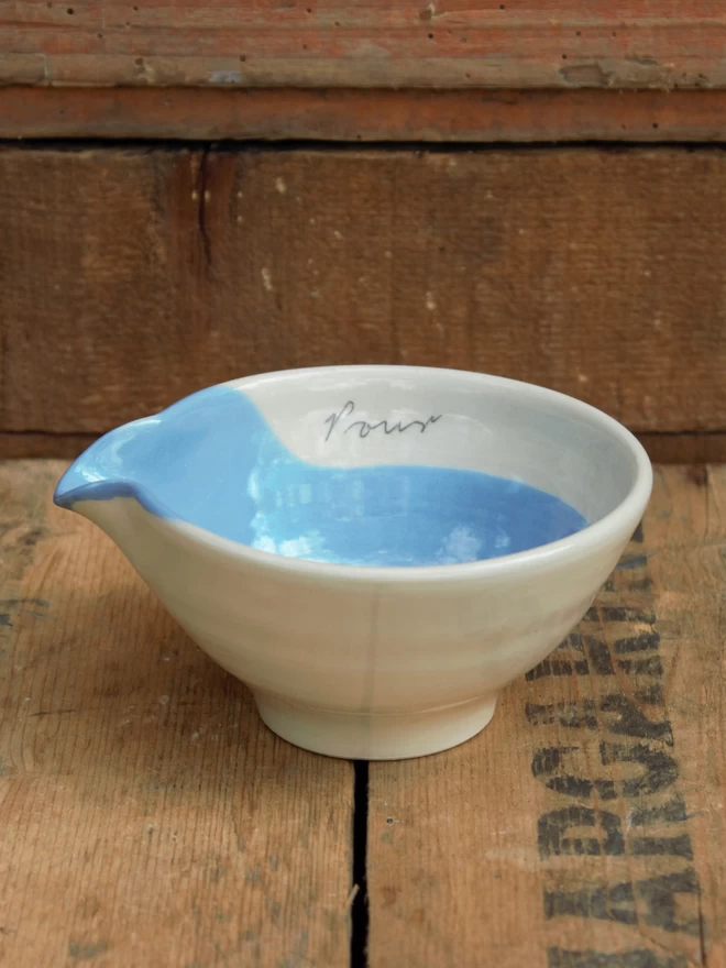 mini ceramic pour bowl