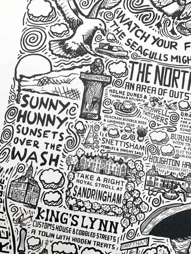 Norfolk Poster Wall Art Zoom 4