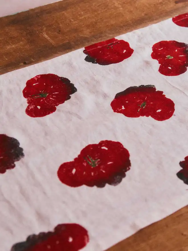 Tomato Red Table Runner
