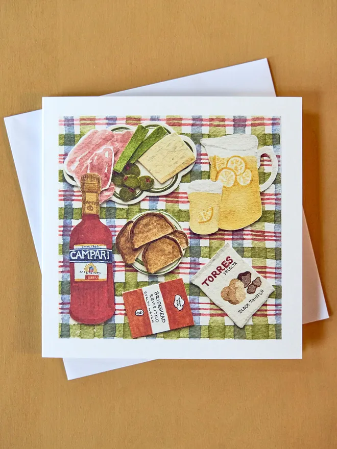 A Summer Spread Greetings Card