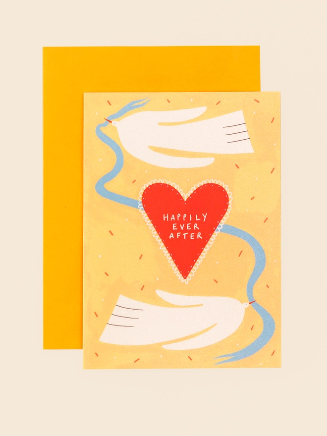 'Happily Ever After' Wedding Card