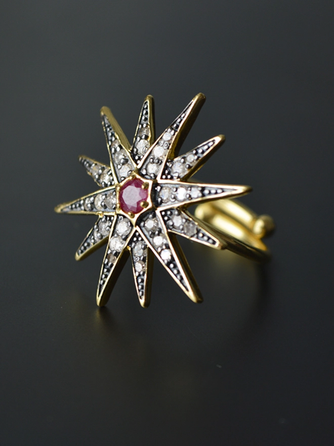 'The Ophelia' Starburst Ring