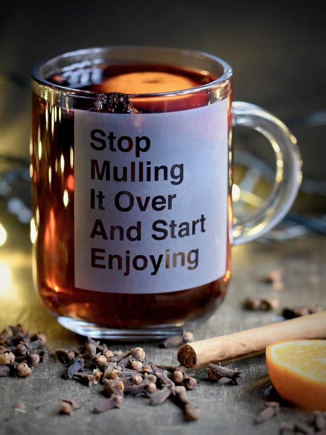 Stop mulling it over and start enjoying mulled wine glass