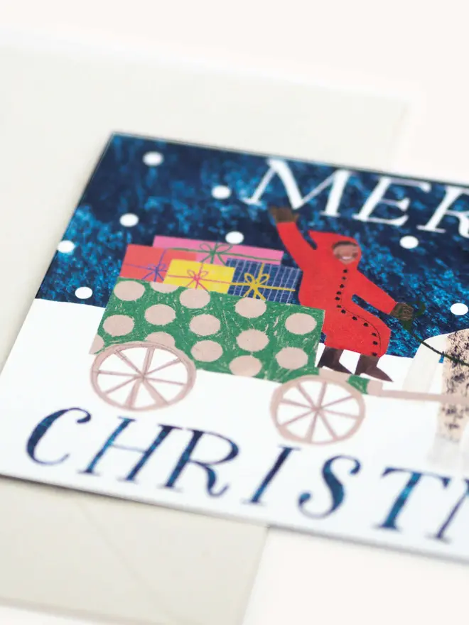 christmas sleigh card