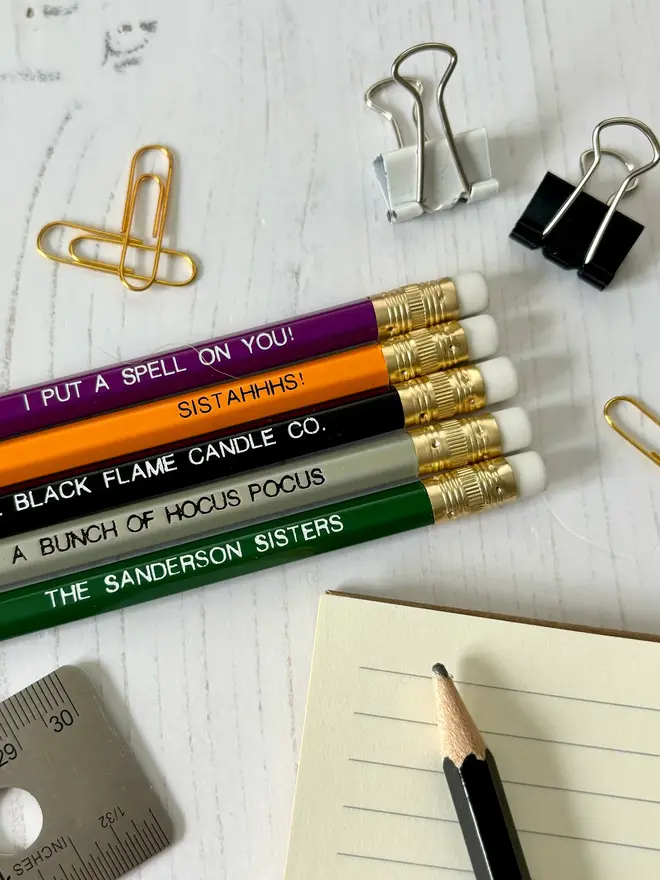 Hocus Pocus Movie Themed HB Pencils (Set Of 5)