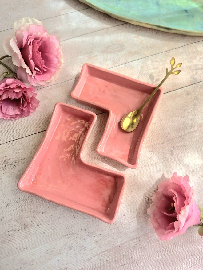 tapas dish, ceramic tapas dish, ceramic snack dish, mis and match dishes, Jenny Hopps Pottery, Mezze dishes