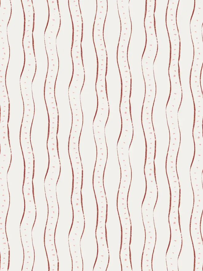 Rayure Burgundy Wallpaper, a living room with burgundy wallpaper. 