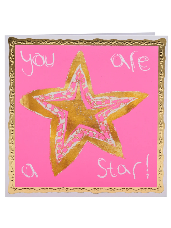 You are a star greeting card