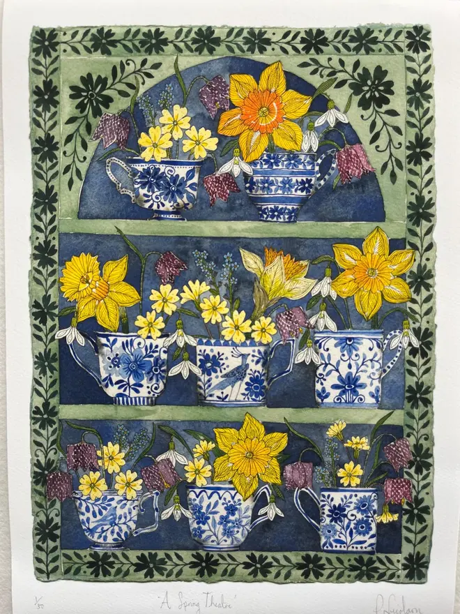'A Spring Theatre' A3 Giclee Art Print